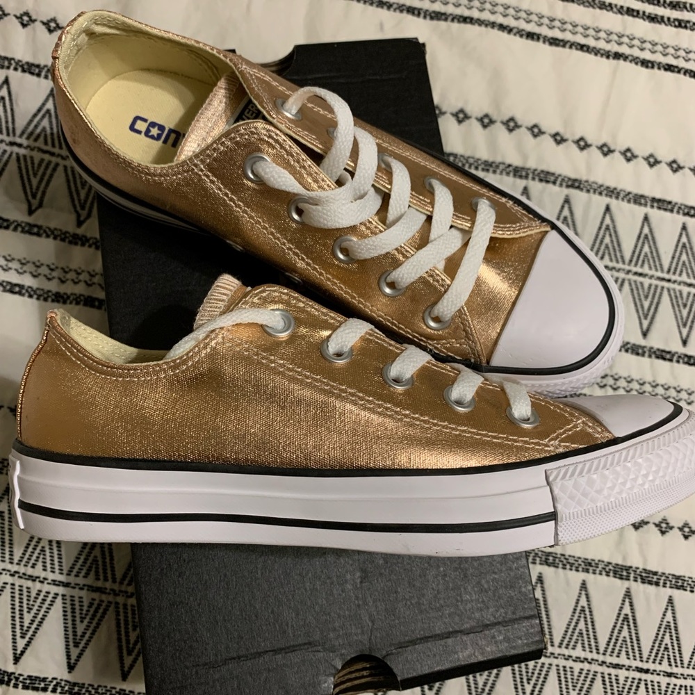 RARE Rose Gold Converse Sneakers